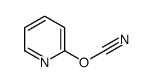 Cyanic acid, 2-pyridinyl ester (9CI)结构式