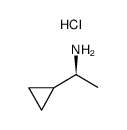 (S)-1-环丙基乙胺盐酸盐结构式