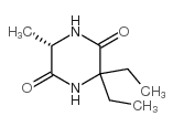 2,5-Piperazinedione,3,3-diethyl-6-methyl-,(S)-(9CI) Structure