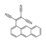 2-anthracen-1-ylethene-1,1,2-tricarbonitrile Structure