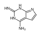 7H-吡咯并[2,3-d]嘧啶-2,4-二胺结构式