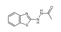 Acetic acid, 2-(2-benzothiazolyl)hydrazide (6CI,8CI,9CI)结构式