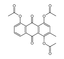 islandicin peracetate Structure