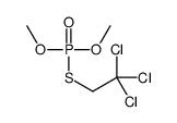 Phosphorothioic acid O,O-dimethyl S-(2,2,2-trichloroethyl) ester picture