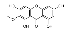 1,3,6,8-tetrahydroxy-2-methoxyxanthen-9-one Structure