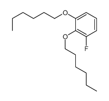 1-fluoro-2,3-dihexoxybenzene结构式