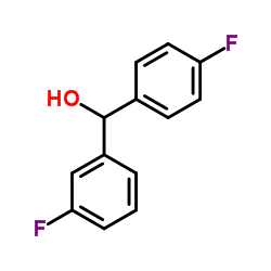 (3-Fluorophenyl)(4-fluorophenyl)methanol Structure