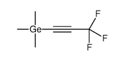 Germane, trimethyl(3,3,3-trifluoro-1-propynyl)-结构式