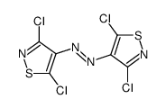 bis(3,5-dichloro-1,2-thiazol-4-yl)diazene结构式