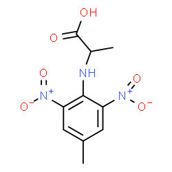2-(4-METHYL-2,6-DINITROANILINO)PROPANOIC ACID结构式