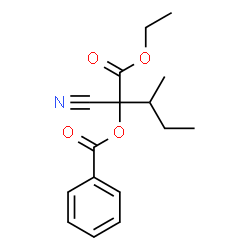 2-Cyano-2-(benzoyloxy)-3-methylvaleric acid ethyl ester picture