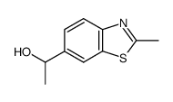 6-Benzothiazolemethanol,alpha,2-dimethyl-(8CI)结构式