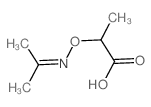 2-(propan-2-ylideneamino)oxypropanoic acid结构式