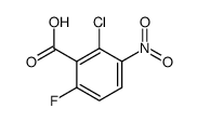 2-Chloro-6-fluoro-3-nitro-benzoic acid structure