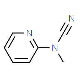 Cyanamide, methyl-2-pyridinyl- (9CI) structure