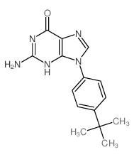 2-amino-9-(4-tert-butylphenyl)-3H-purin-6-one picture