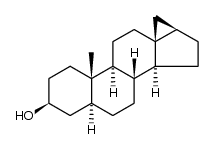 3β-Hydroxy-17,18-cyclo-5α-androstan结构式