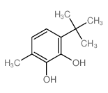 1,2-Benzenediol,3-(1,1-dimethylethyl)-6-methyl-结构式