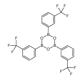 2,4,6-Tris[3-(trifluoromethyl)phenyl]boroxin结构式