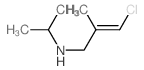 Allylamine,3-chloro-N-isopropyl-2-methyl-, (E)- (8CI) Structure