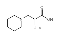 2-METHYL-3-PIPERIDIN-1-YL-PROPIONIC ACID Structure