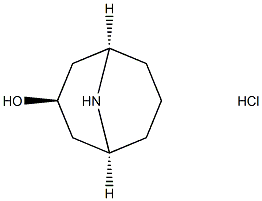 内-9-氮杂二环[3.3.1]壬烷-3-醇 盐酸盐结构式