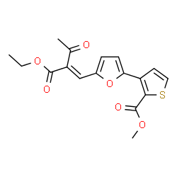 METHYL 3-(5-[2-(ETHOXYCARBONYL)-3-OXO-1-BUTENYL]-2-FURYL)-2-THIOPHENECARBOXYLATE picture