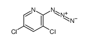 2-azido-3,5-dichloropyridine Structure