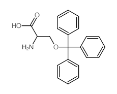 L-Serine,O-(triphenylmethyl)-结构式