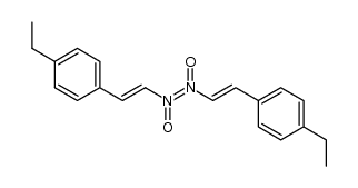 (1E)-1,2-bis(4-ethylstyryl)diazene 1,2-dioxide结构式