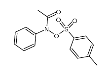 N-Acetyl-O-p-toluolsulfonyl-N-phenyl-hydroxylamin结构式