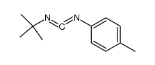 N'-tert-butyl-N-4-methylphenyl carbodiimide结构式