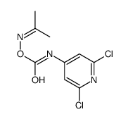 2,6-DICHLORO-4-[(([(1-METHYLETHYLIDENE)AMINO]OXY)CARBONYL)AMINO]PYRIDINE structure