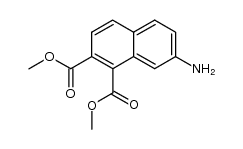 dimethyl 7-aminonaphthalene-1,2-dicarboxylate结构式