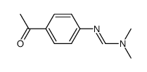 N1,N1-Dimethyl-N2-(4-acetylphenyl)formamidine Structure
