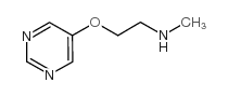 Ethanamine, N-methyl-2-(5-pyrimidinyloxy)- (9CI) Structure