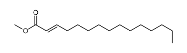 methyl pentadec-2-enoate Structure