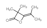 2-Oxetanone,3,3-dimethyl-4-(1-methylethylidene)- Structure