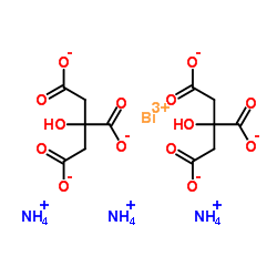 柠檬酸铋铵结构式