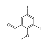 3,5-Diiodo-2-methoxybenzaldehyde Structure