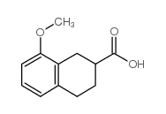 8-METHOXY-1,2,3,4-TETRAHYDRONAPHTHALENE-2-CARBOXYLIC ACID structure