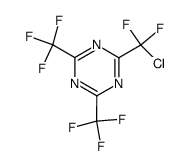 (chloro-difluoro-methyl)-bis-trifluoromethyl-[1,3,5]triazine Structure