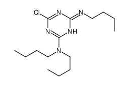 2-N,2-N,4-N-tributyl-6-chloro-1,3,5-triazine-2,4-diamine结构式