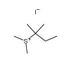 dimethyl-tert-pentyl sulfonium , iodide结构式