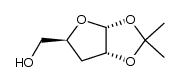 3-deoxy-1,2-O-isopropylidene-α-D-erythro-pentofuranose Structure