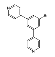4-(3-bromo-5-(pyridin-4-yl)phenyl)pyridine结构式