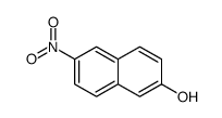 2-Hydroxy-6-nitronaphthalene structure