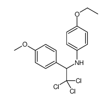 4-ethoxy-N-[2,2,2-trichloro-1-(4-methoxyphenyl)ethyl]aniline结构式