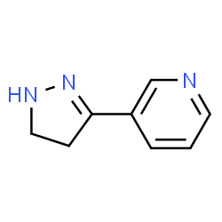 Pyridine, 3-(4,5-dihydro-1H-pyrazol-3-yl)- (9CI) picture