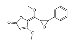 4-methoxy-5-[methoxy-(3-phenyloxiran-2-yl)methylidene]furan-2-one结构式